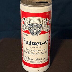 Budweiser vintage 16-ounce beer can